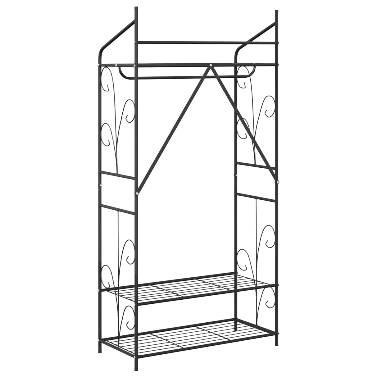 vidaXL Open Kledingkast Effen 2 pcs 78 x 36 x 158 cm