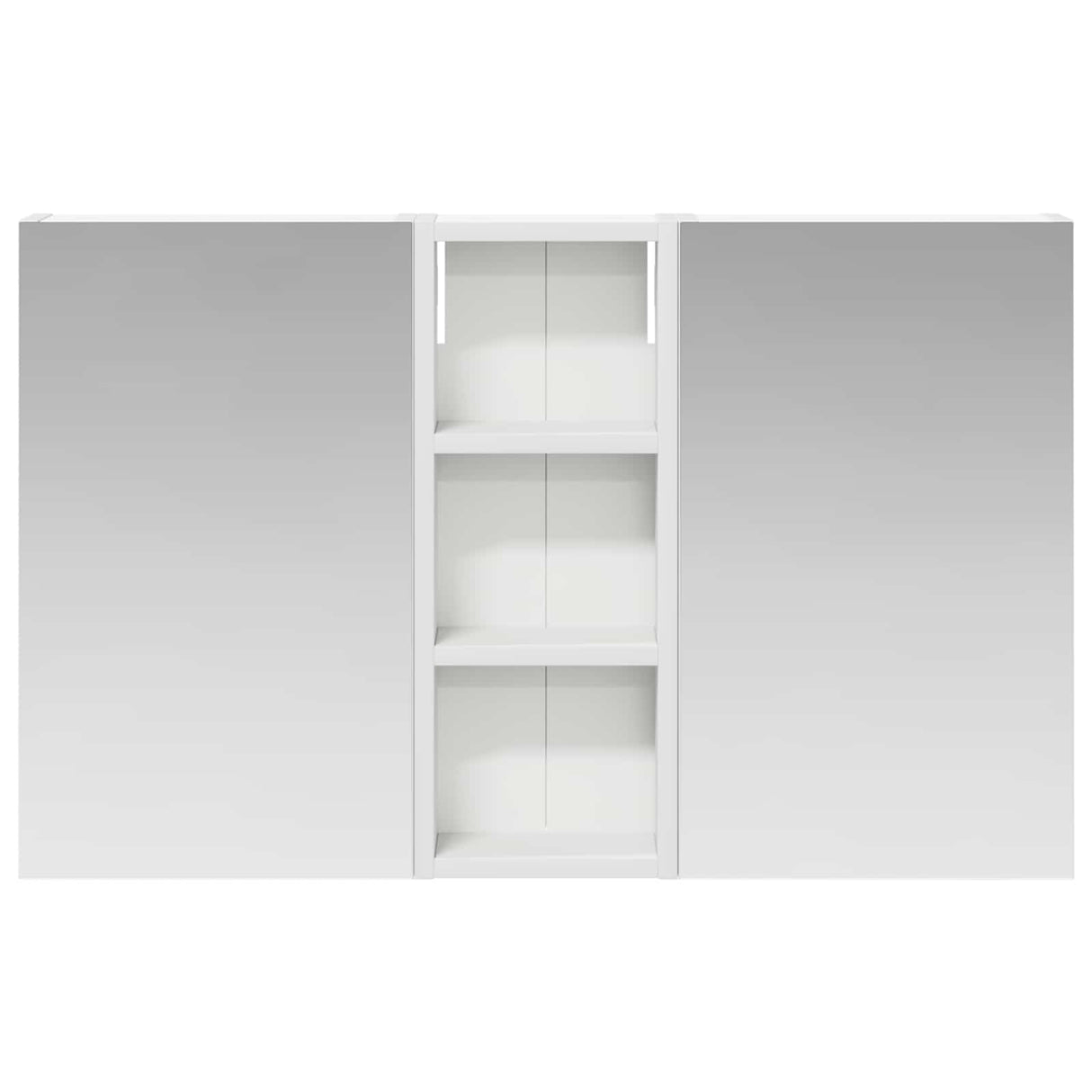 vidaXL Badkamerkast set met plank 3 pcs 80 x 10,5 x 50 cm Bewerkt hout