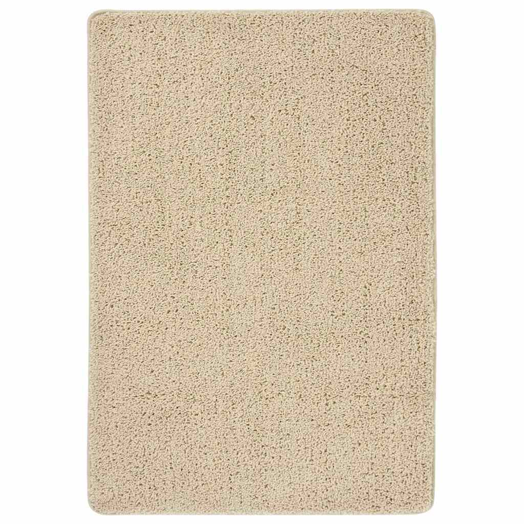 vidaXL Vloerkleed shaggy anti-slip 80x150 cm donkergrijs