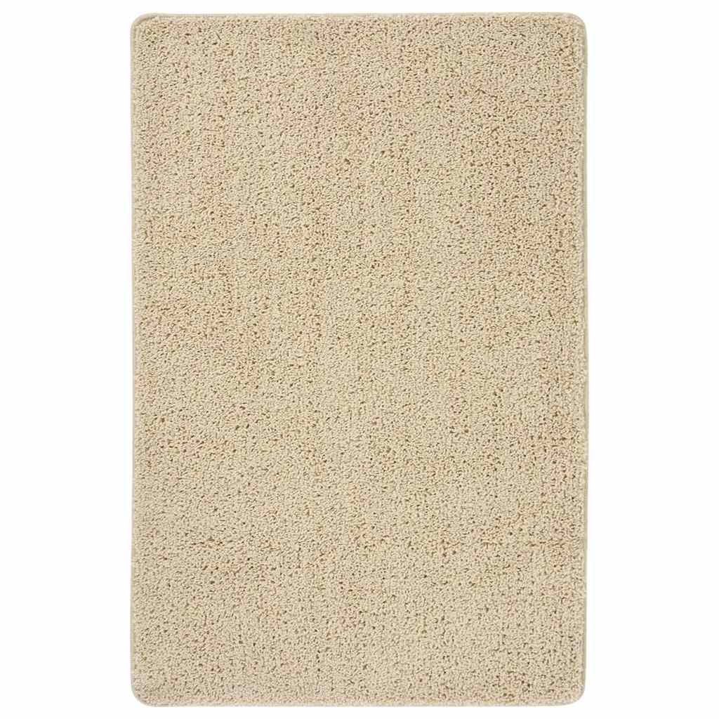 vidaXL Vloerkleed shaggy anti-slip 80x150 cm donkergrijs