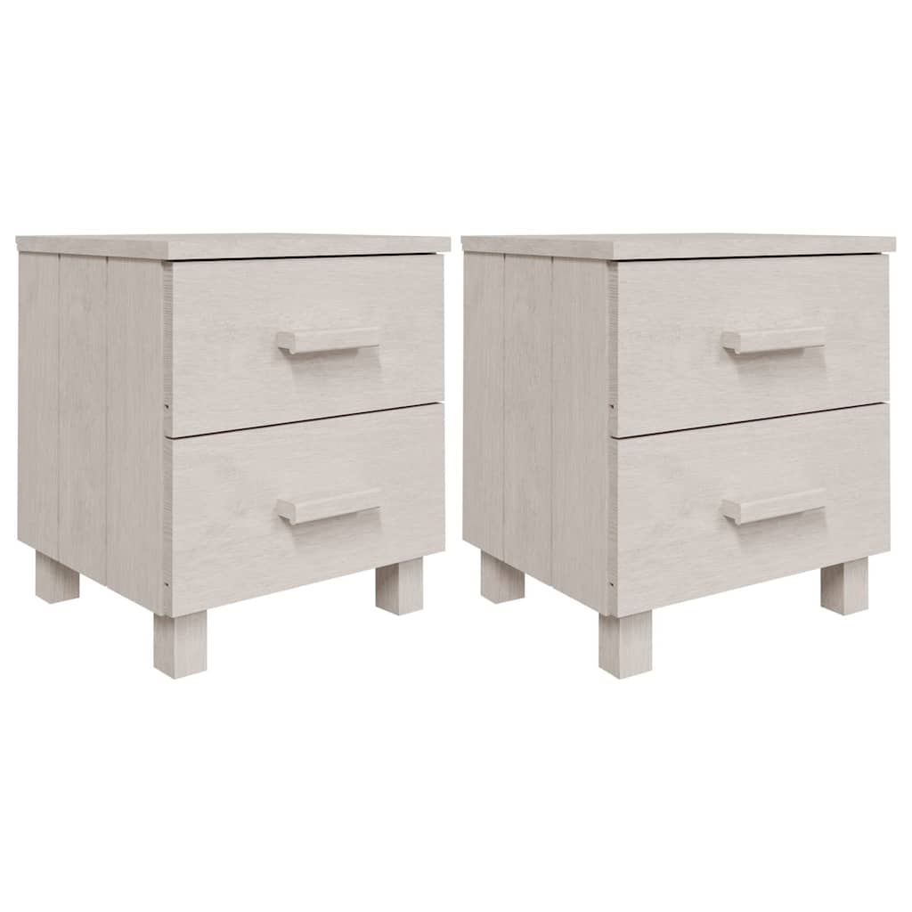 vidaXL Nachtkastje HAMAR 40x35x44,5 cm massief grenenhout honingbruin