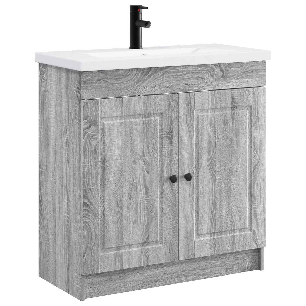 vidaXL Badkamermeubel Set Wit 56 x 37,5 x 81 cm Bewerkt hout