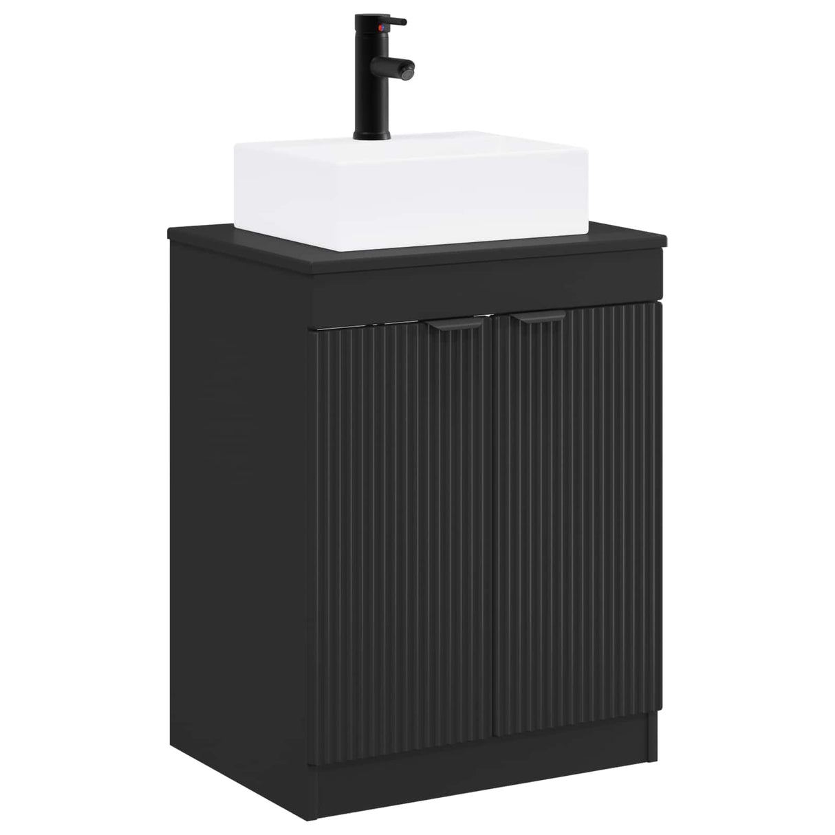 vidaXL Bathroom Vanity Set White Engineered Wood