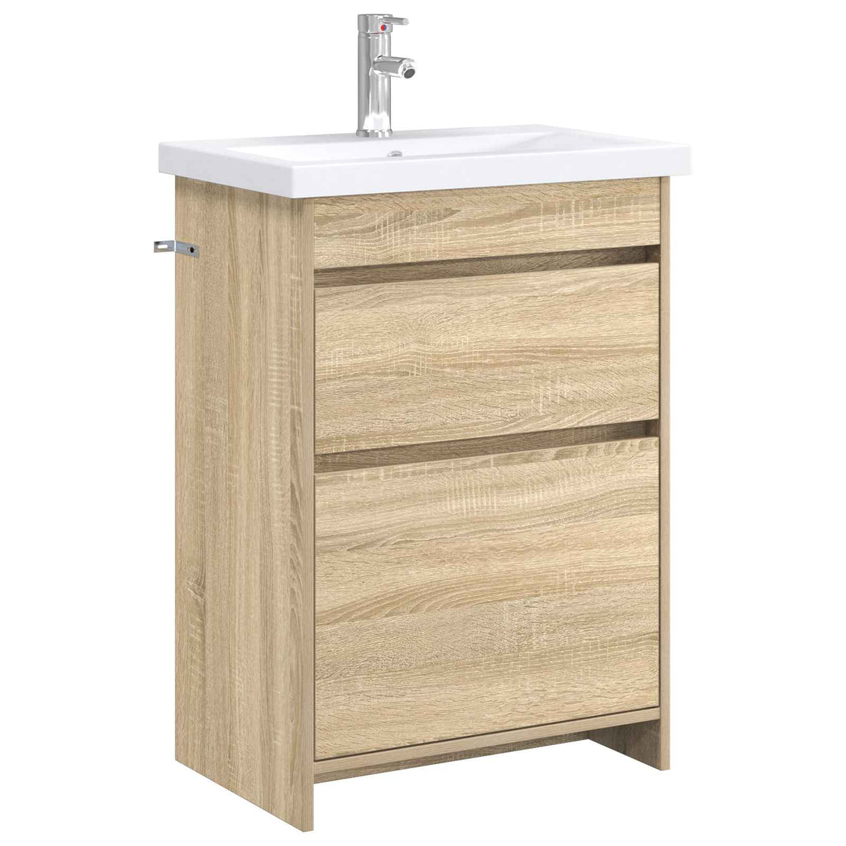 vidaXL Badkamermeubel Set Wit 61 x 40 x 84,5 cm Bewerkt hout