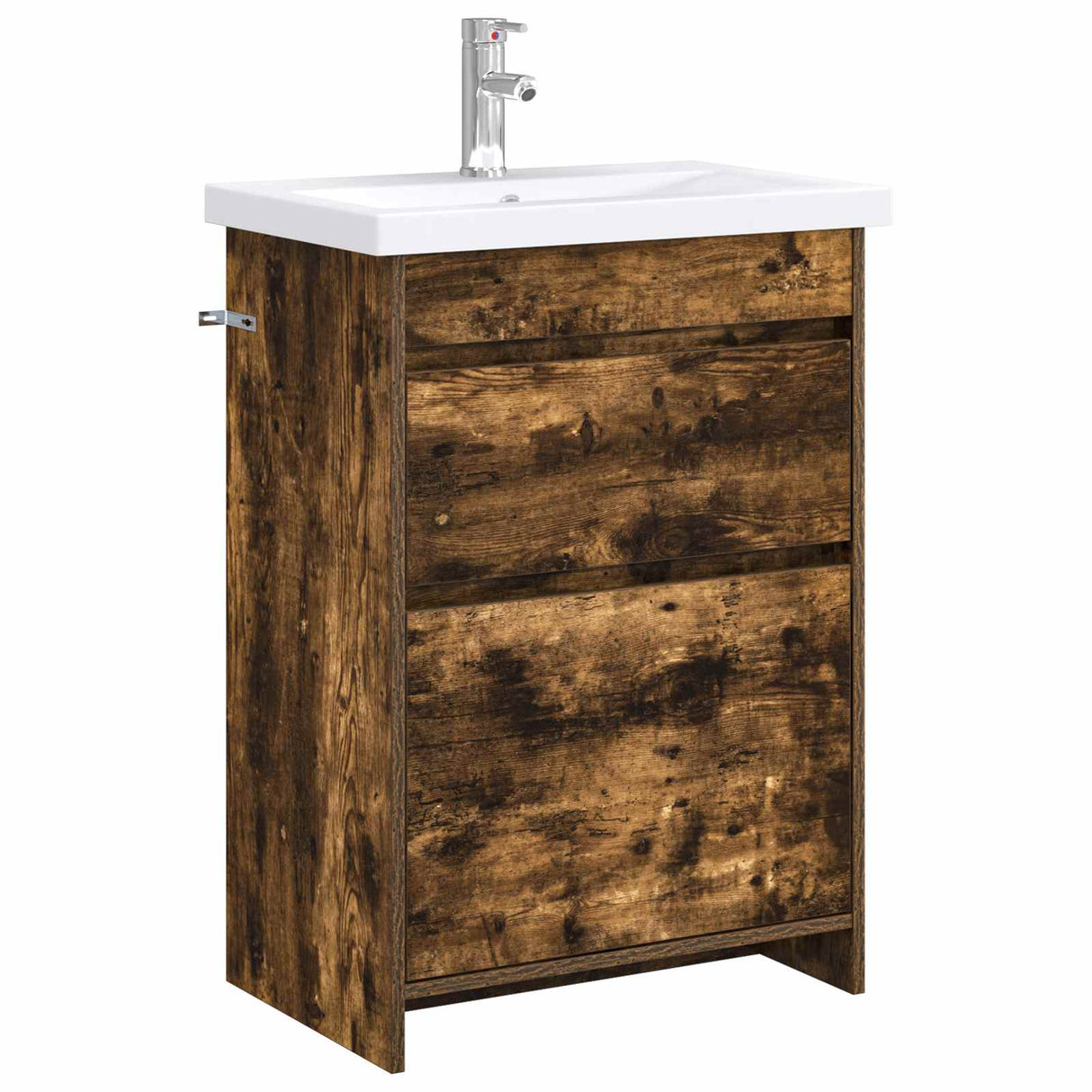vidaXL Badkamermeubel Set Wit 61 x 40 x 84,5 cm Bewerkt hout
