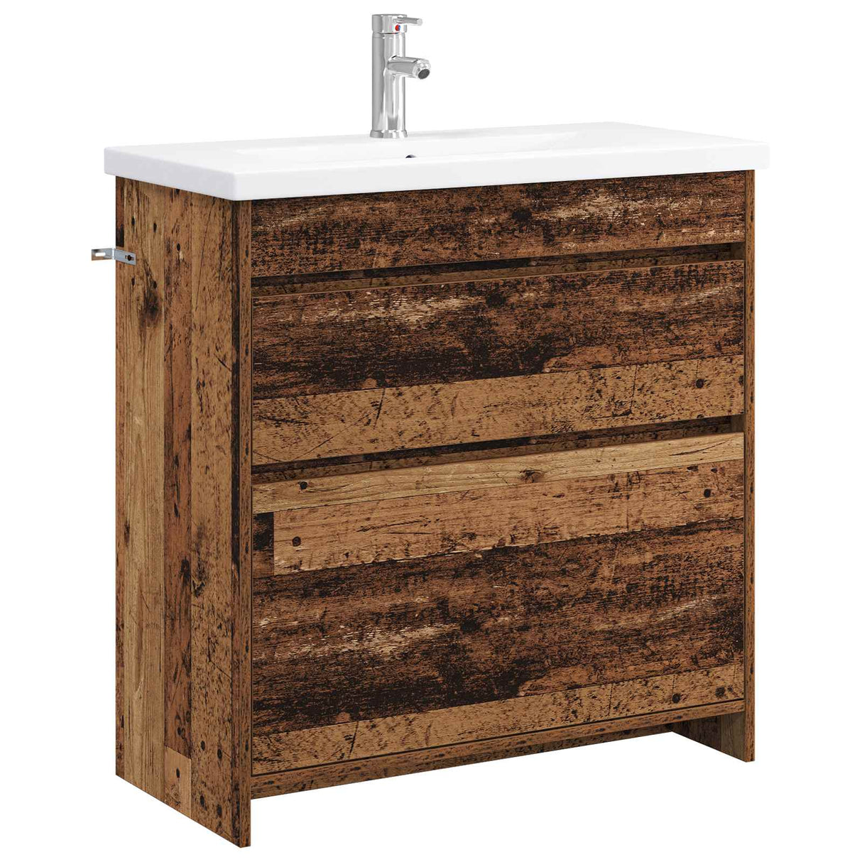 vidaXL Badkamermeubel Set Wit 61 x 40 x 84,5 cm Bewerkt hout