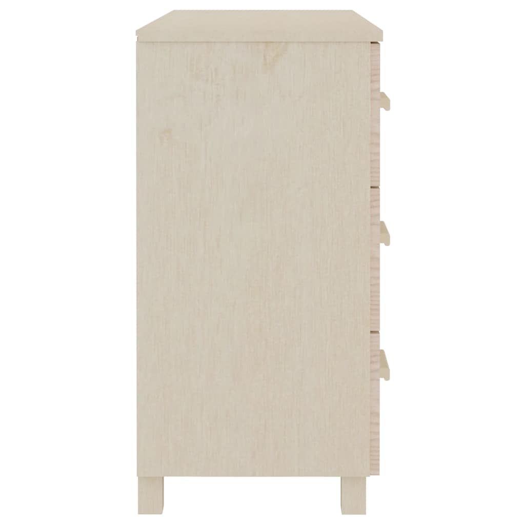 vidaXL Sideboard HAMAR 90x40x80 cm solid pine honey brown