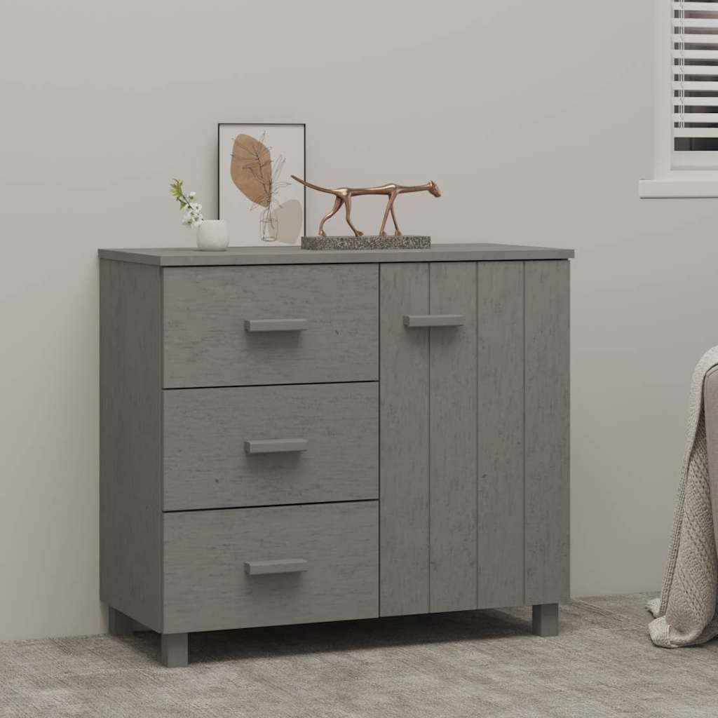 vidaXL Sideboard HAMAR 90x40x80 cm solid pine honey brown