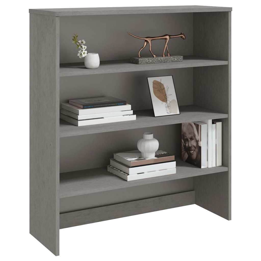 vidaXL Opzetkast HAMAR 90x30x100 cm massief grenenhout wit