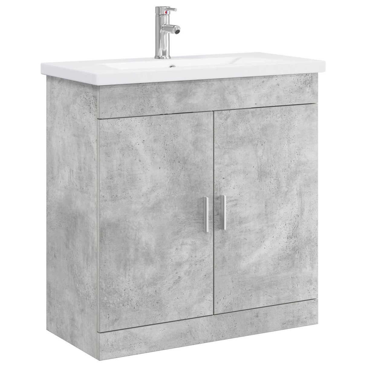 vidaXL Bathroom Cabinet Set White 61 x 40 x 84.5 cm Engineered Wood