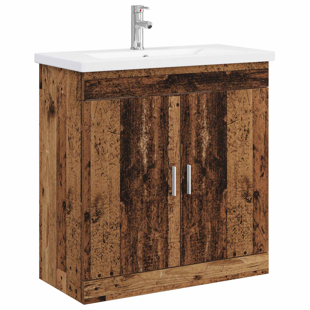 vidaXL Bathroom Cabinet Set White 61 x 40 x 84.5 cm Engineered Wood