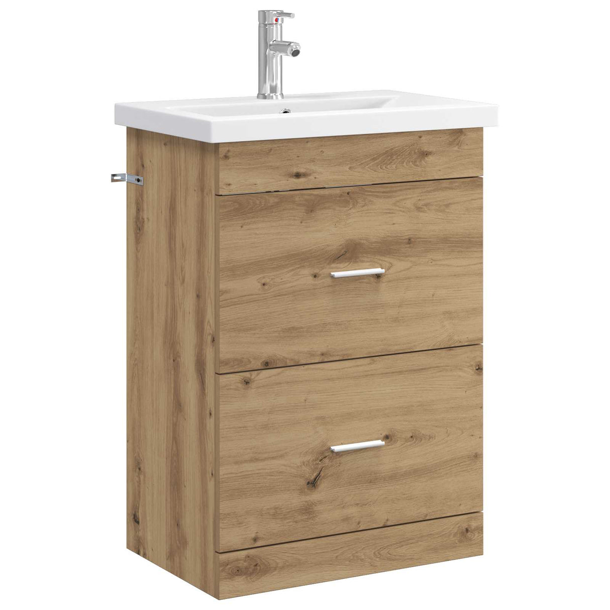 vidaXL Badkamermeubel Set Wit 61 x 40 x 84,5 cm Bewerkt hout