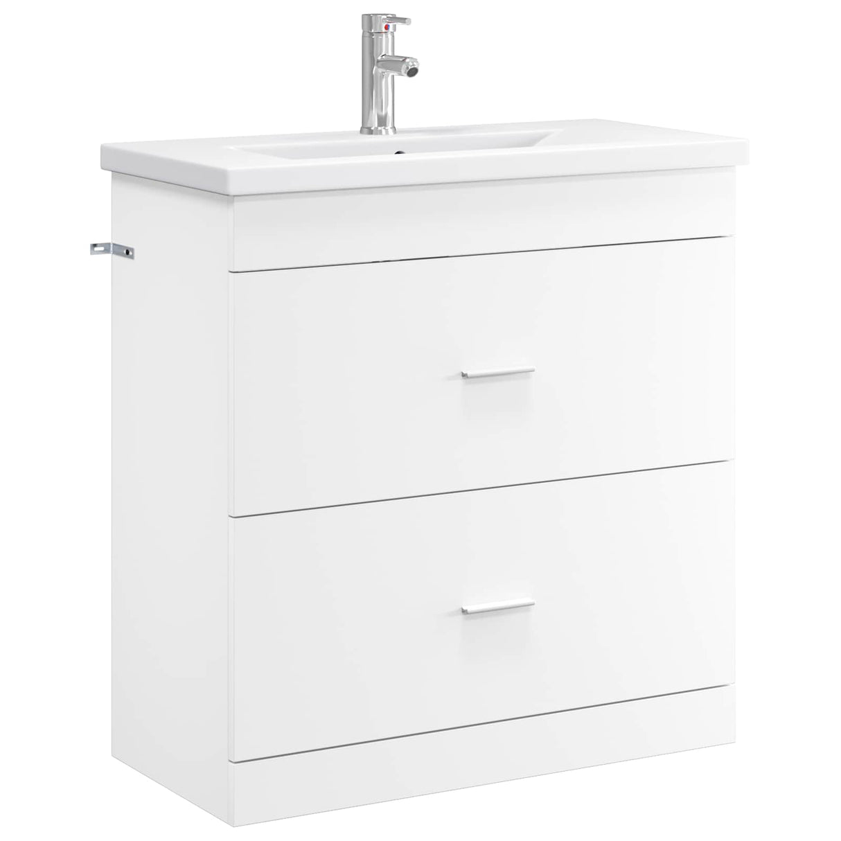vidaXL Badkamermeubel Set Wit 61 x 40 x 84,5 cm Bewerkt hout
