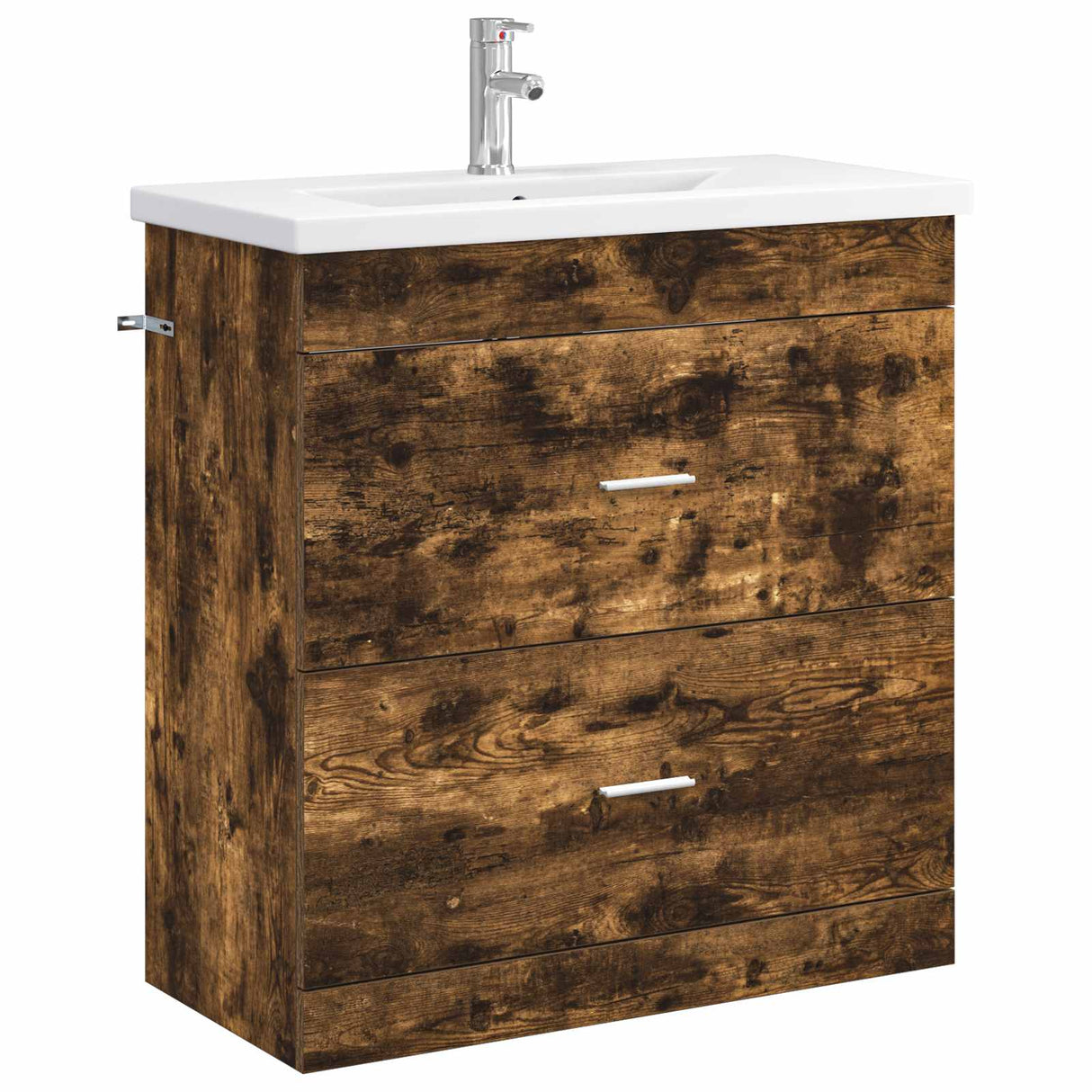 vidaXL Badkamermeubel Set Wit 61 x 40 x 84,5 cm Bewerkt hout