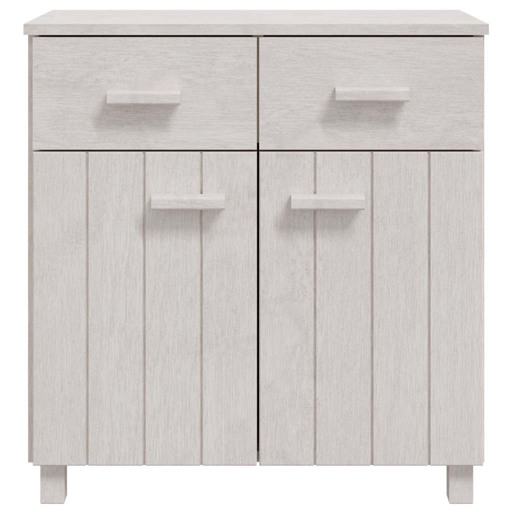 vidaXL Dressoir HAMAR 79x40x80 cm massief grenenhout honingbruin