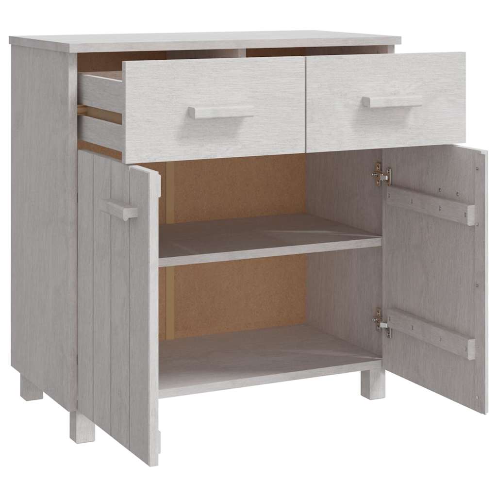 vidaXL Dressoir HAMAR 79x40x80 cm massief grenenhout honingbruin