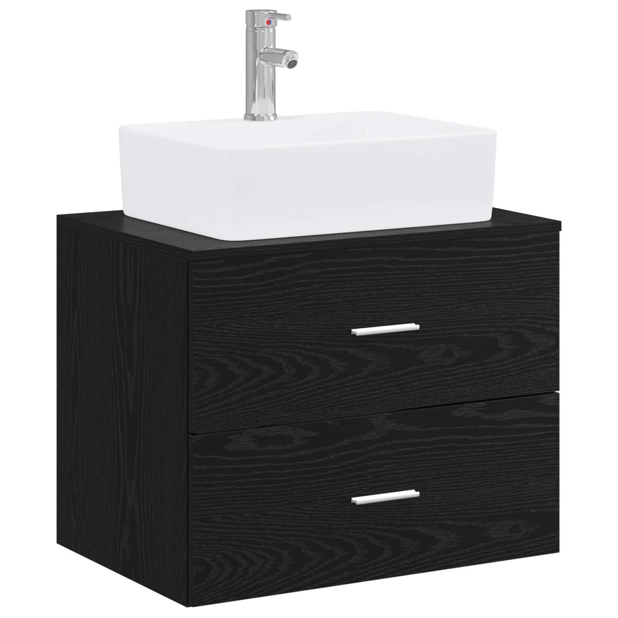 vidaXL Bathroom Furniture Set White Engineered Wood