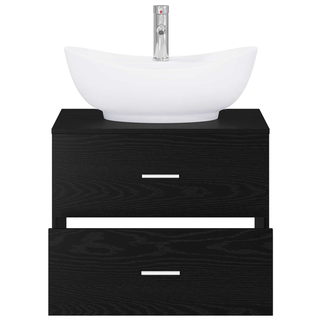 vidaXL Bathroom Furniture Set White Engineered Wood