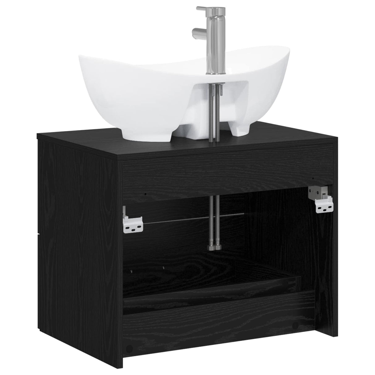 vidaXL Bathroom Furniture Set White Engineered Wood