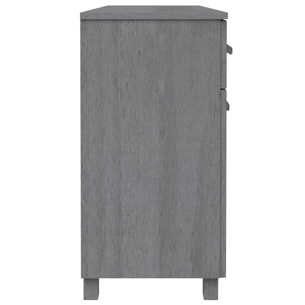 vidaXL Dressoir HAMAR 113x40x80 cm massief grenenhout honingbruin