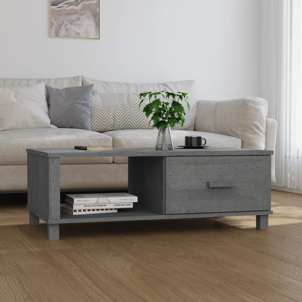 vidaXL Salontafel HAMAR 100x55x35 cm massief grenenhout honingbruin