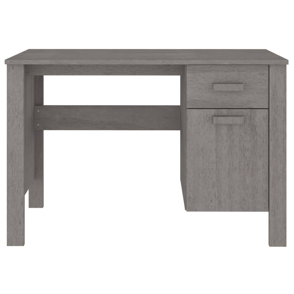 vidaXL Bureau HAMAR 113x50x75 cm massief grenenhout honingbruin
