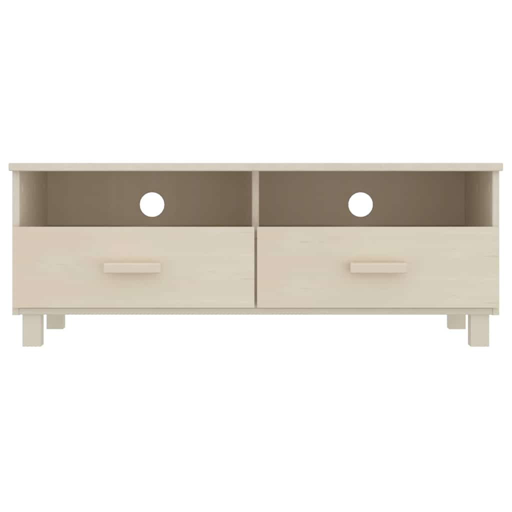 vidaXL TV Cabinet HAMAR 106x40x40 cm Solid Pine Honey Brown