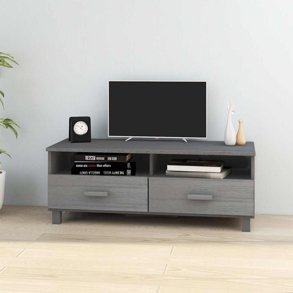 vidaXL TV Cabinet HAMAR 106x40x40 cm Solid Pine Honey Brown