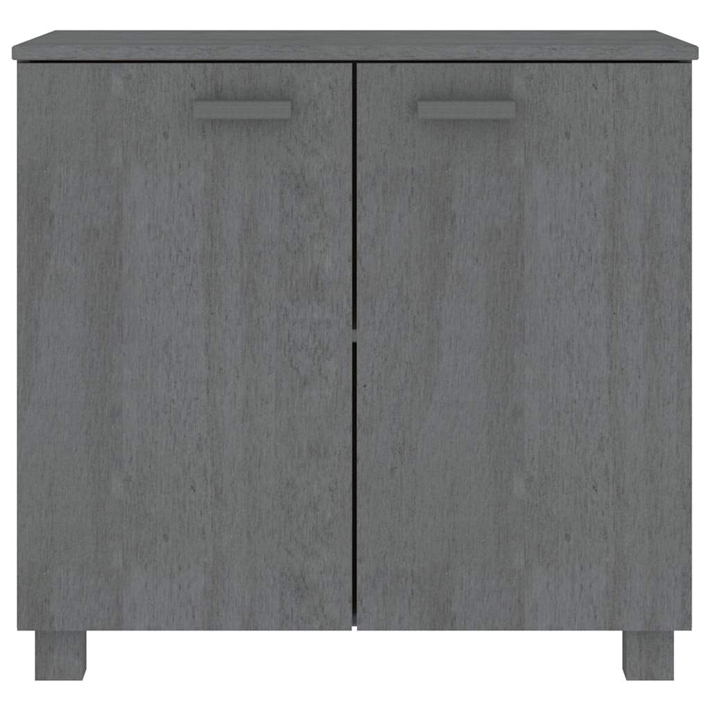vidaXL Dressoir HAMAR 85x35x80 cm massief grenenhout honingbruin