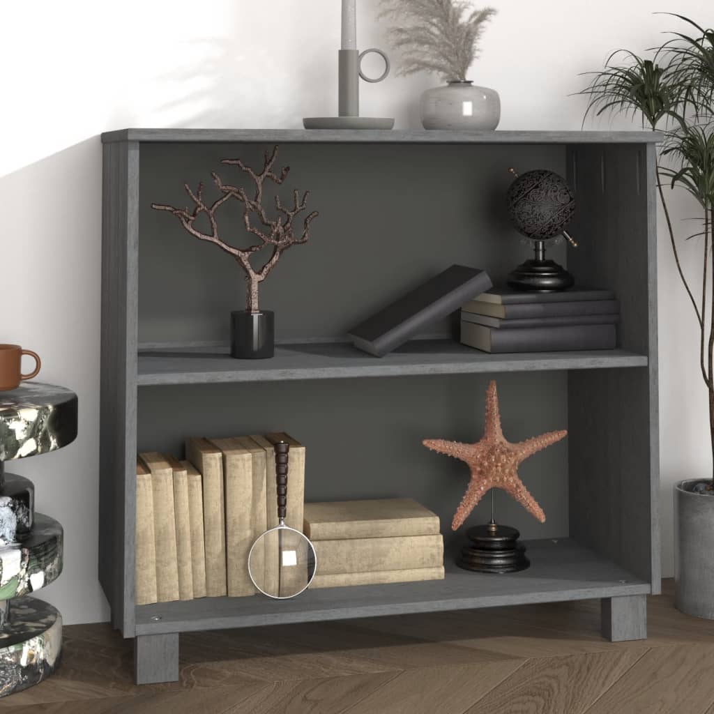 vidaXL Dressoir HAMAR 85x35x80 cm massief grenenhout honingbruin