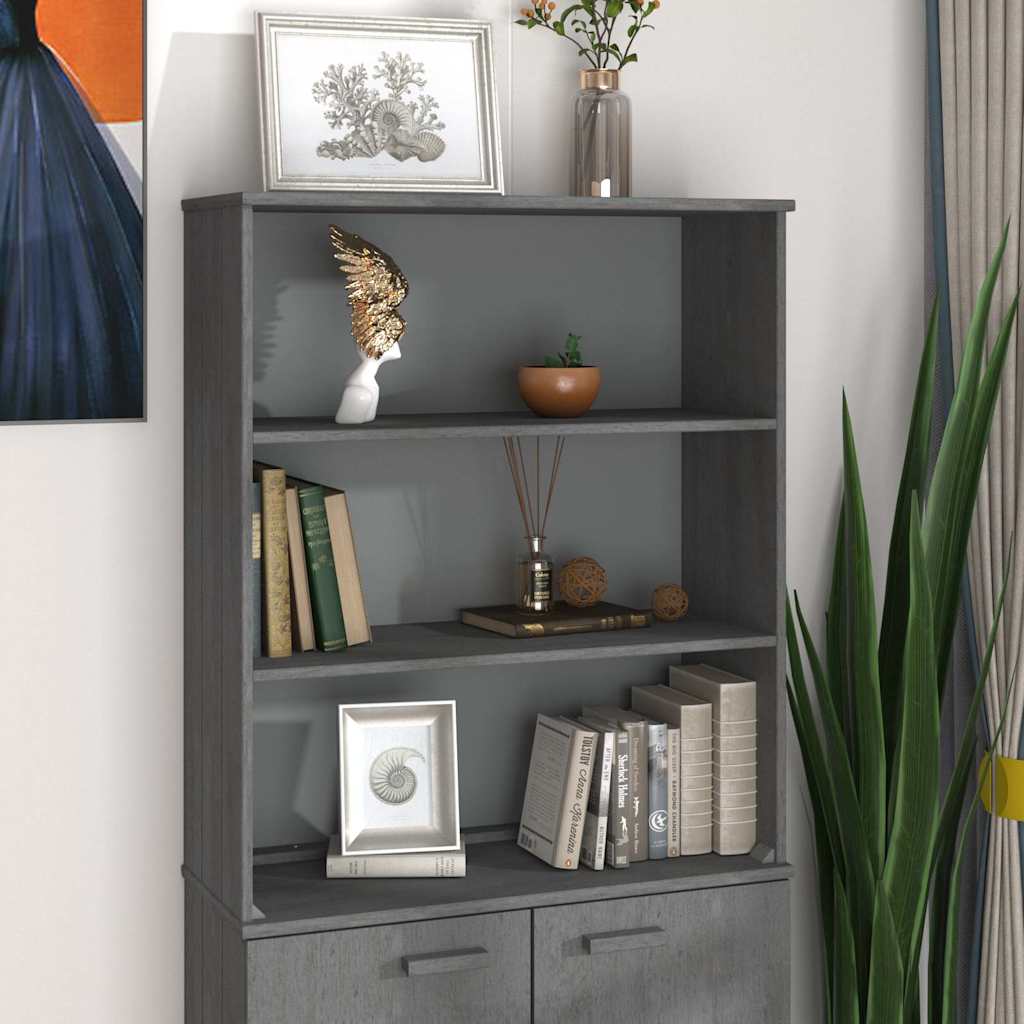 vidaXL Opzetkast HAMAR 85x35x100 cm massief grenenhout honingbruin