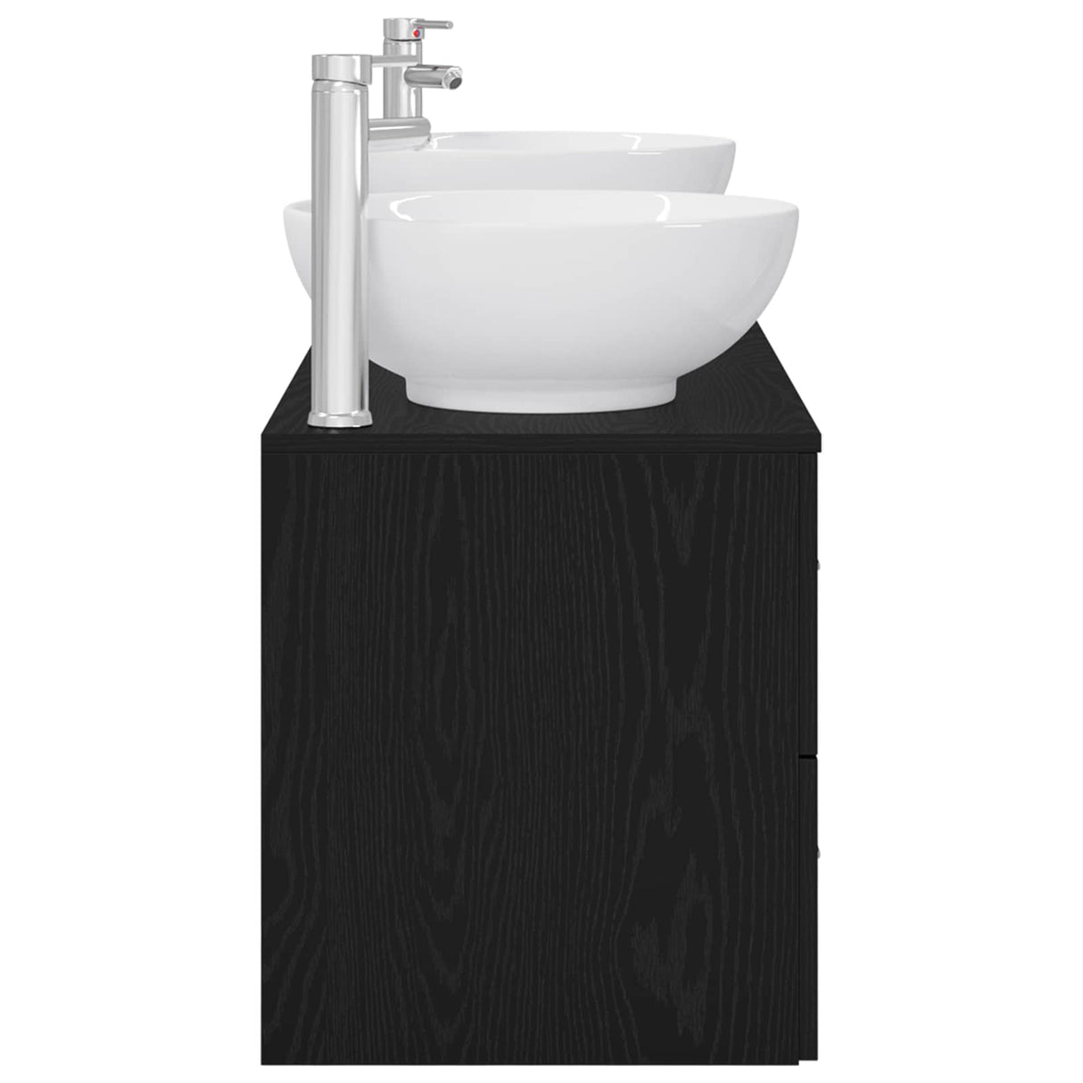 vidaXL Bathroom Furniture Set 3 pcs White 49.5 x 44.5 x 65 cm Engineered Wood