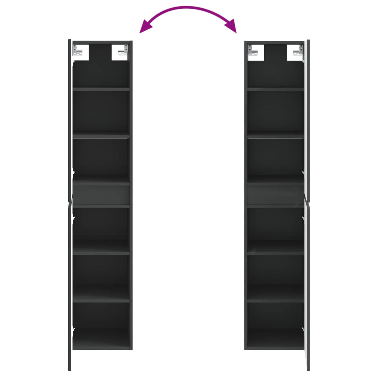vidaXL Bathroom Furniture Set 3 pcs White 33 x 34.5 x 160 cm Engineered Wood