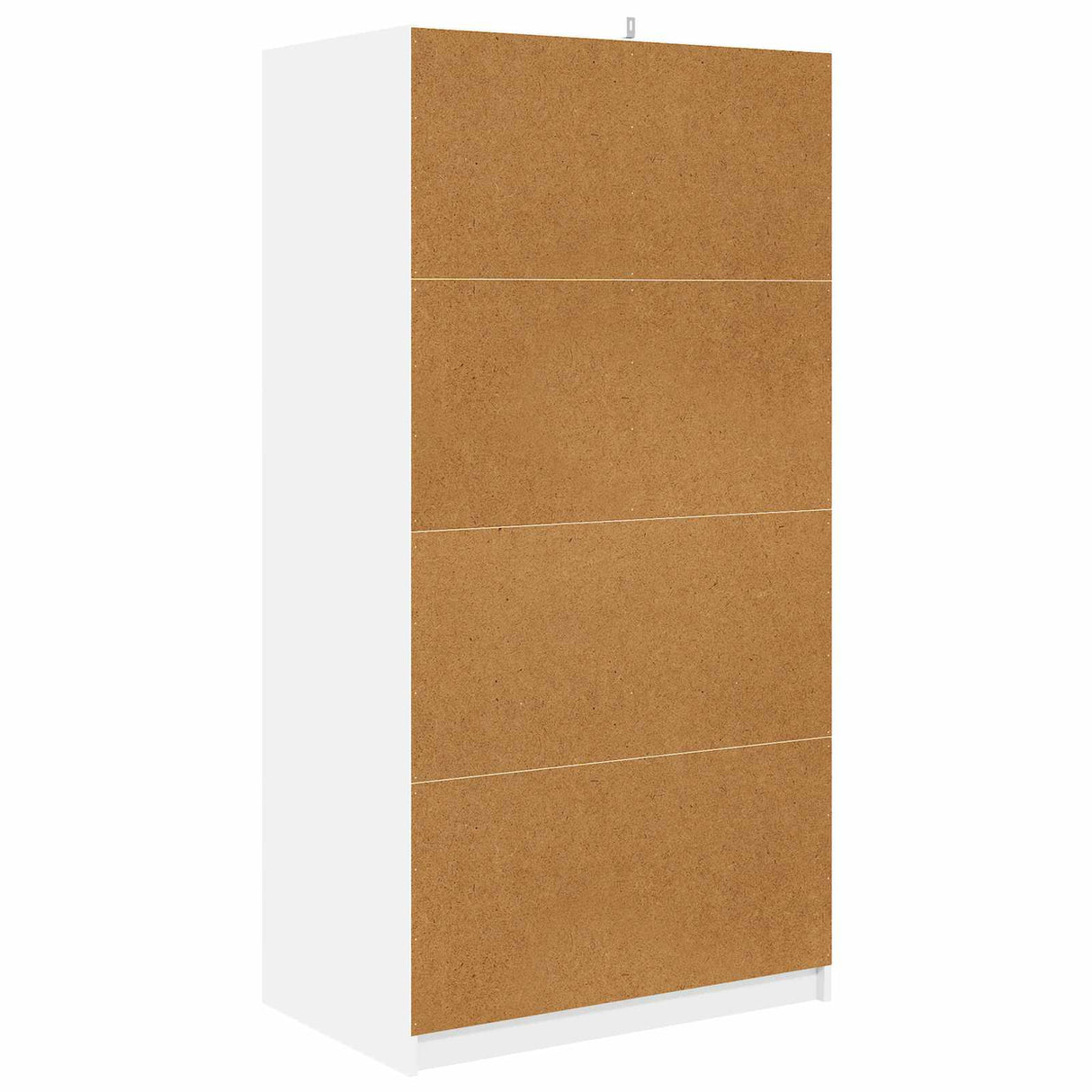 vidaXL Badkamerkast met lade Wit 79,5 x 49 x 156 cm Bewerkt hout