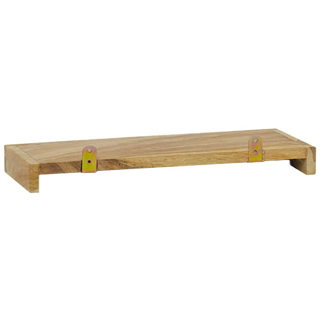 vidaXL Wandschappen 2 st 40x15x4 cm massief teakhout