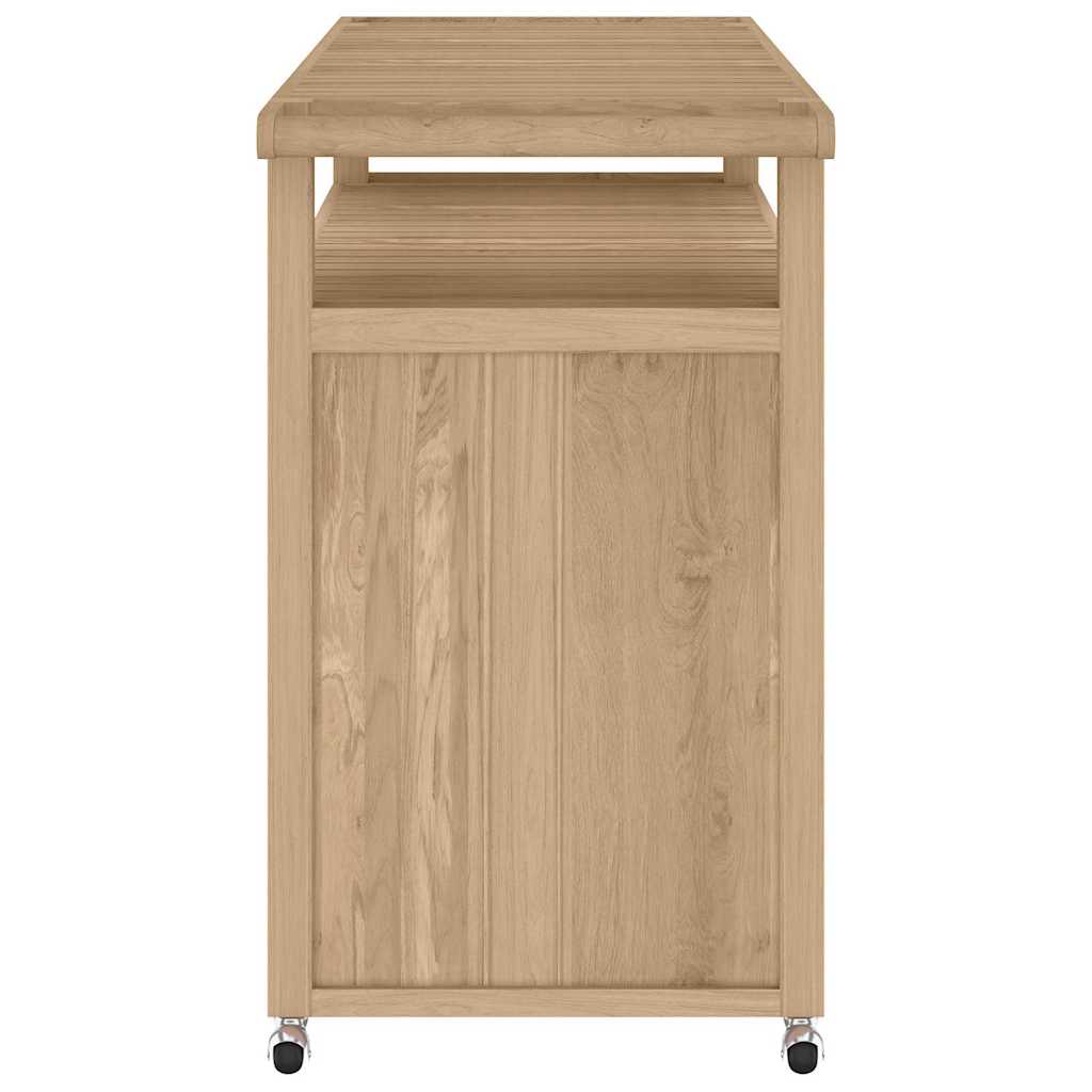 vidaXL Keukentrolley 120x50x90 cm massief teakhout