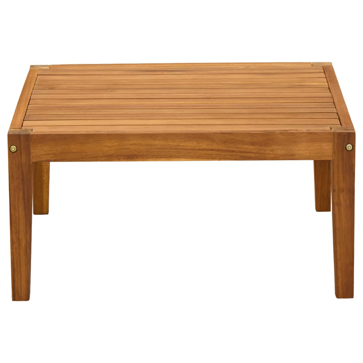 vidaXL Coffee Table Solid Acacia Wood Natural 60 x 60 x 30 cm