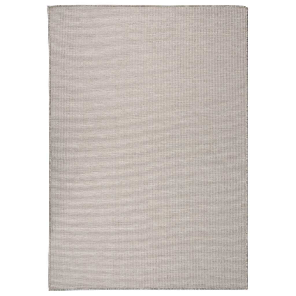 vidaXL Buitenkleed platgeweven 80x250 cm grijs
