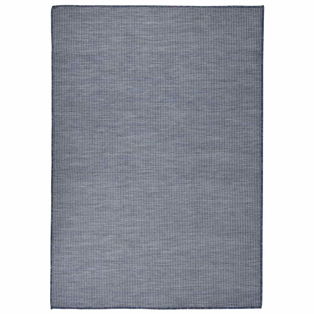 vidaXL Buitenkleed platgeweven 80x250 cm grijs