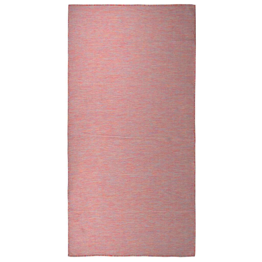 vidaXL Buitenkleed platgeweven 80x250 cm grijs