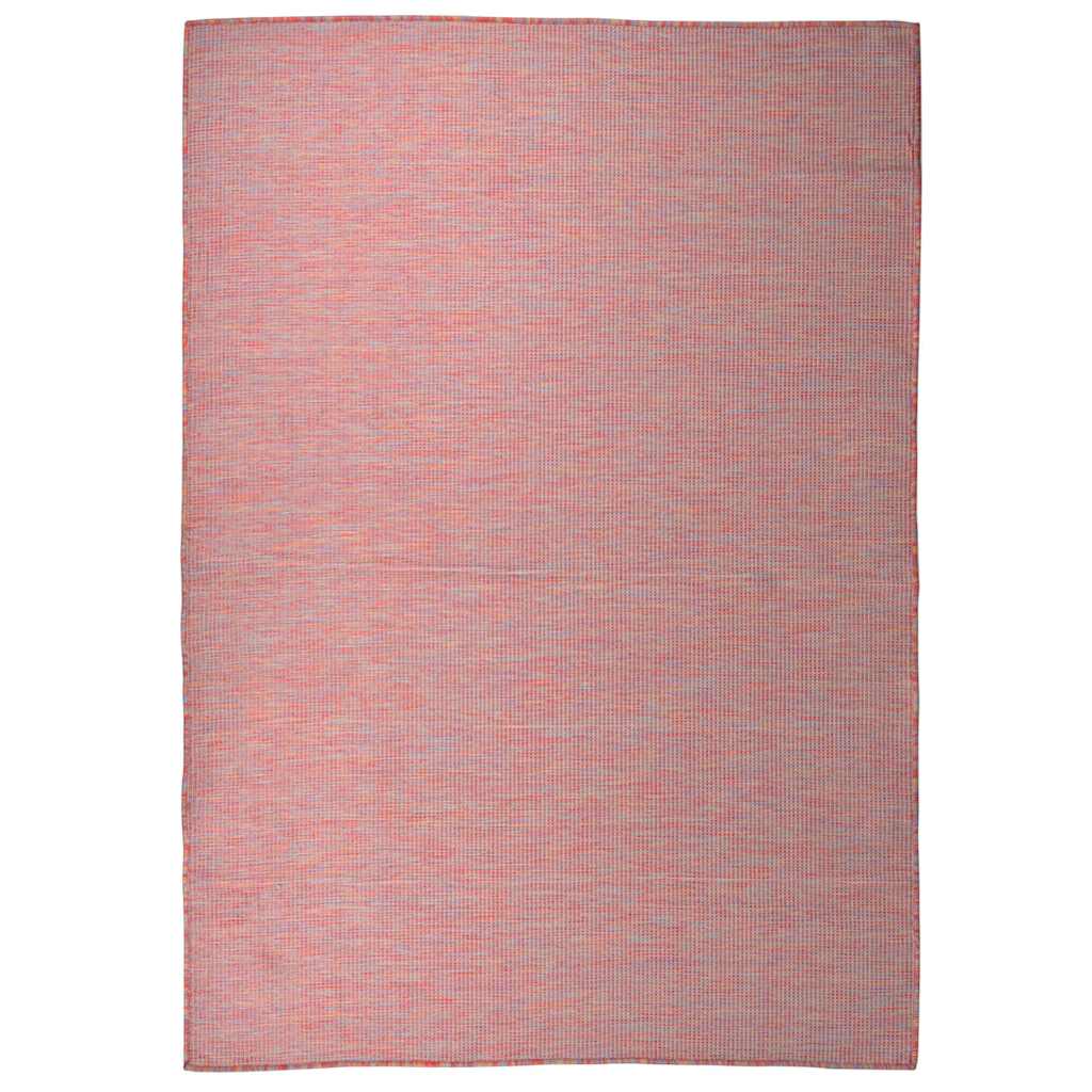 vidaXL Buitenkleed platgeweven 80x250 cm grijs