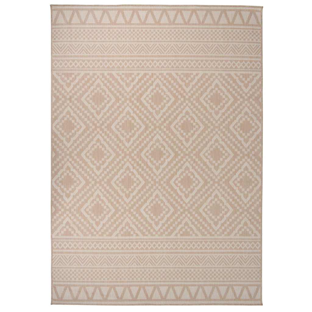 vidaXL Buitenkleed platgeweven 80x250 cm grijs