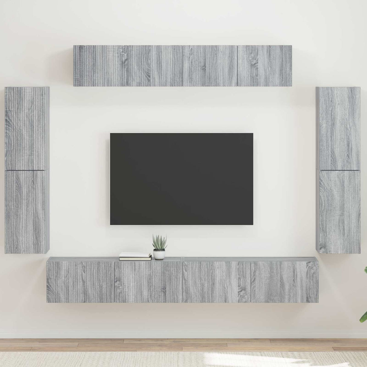 vidaXL TV Kast 8 pcs Wit