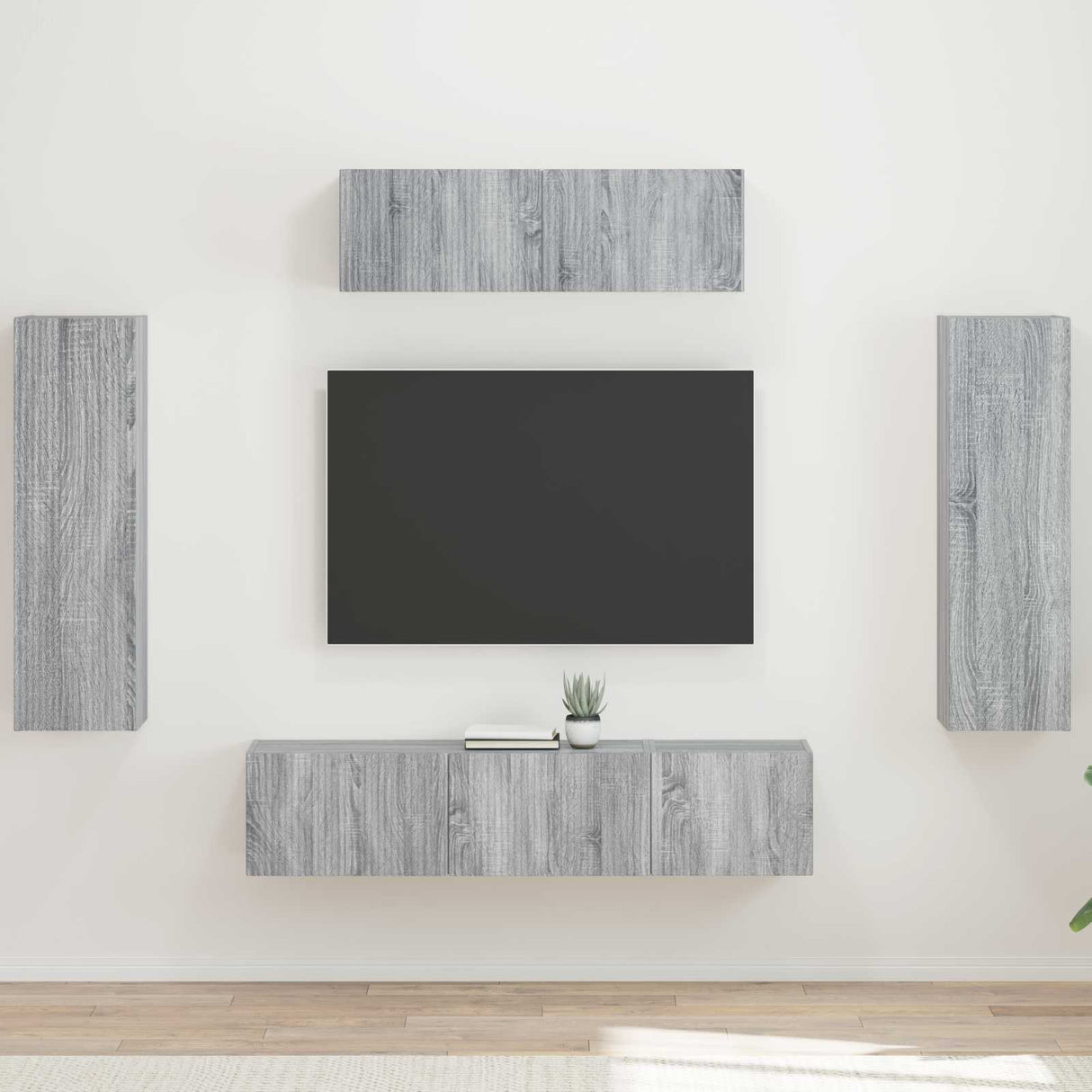vidaXL TV Kast 5 pcs Wit