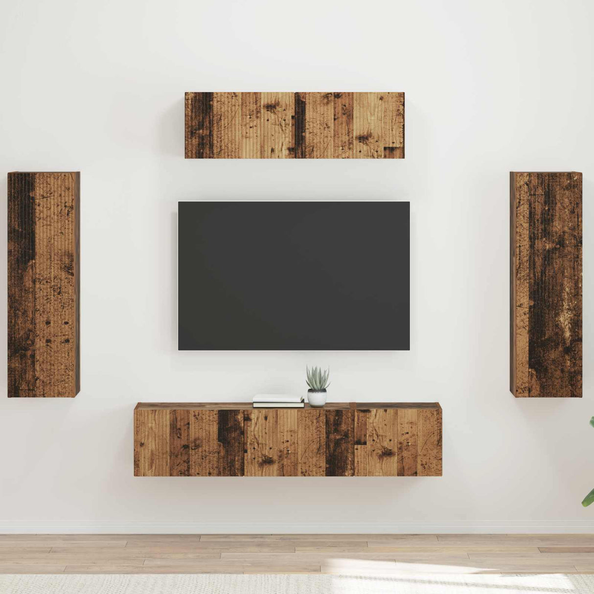 vidaXL TV Kast 5 pcs Wit