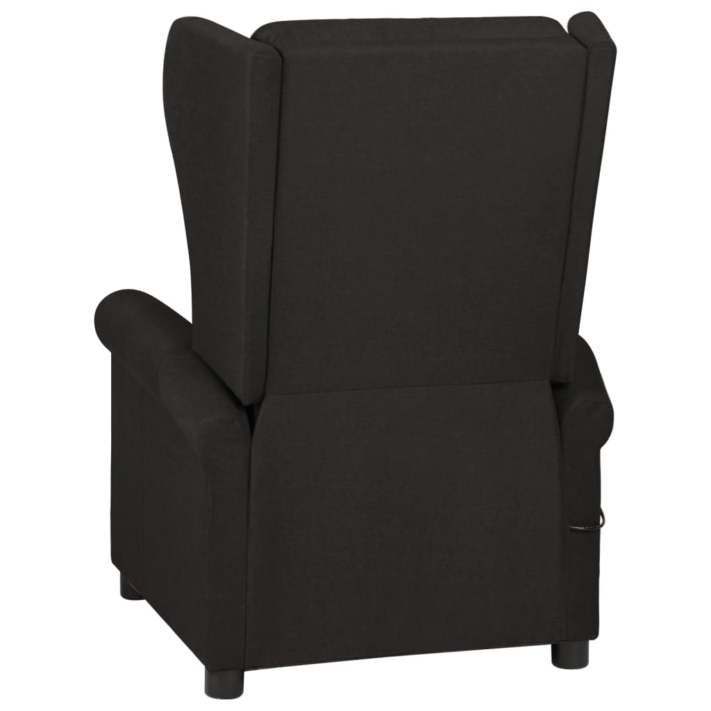 vidaXL Fauteuil verstelbaar stof lichtgrijs