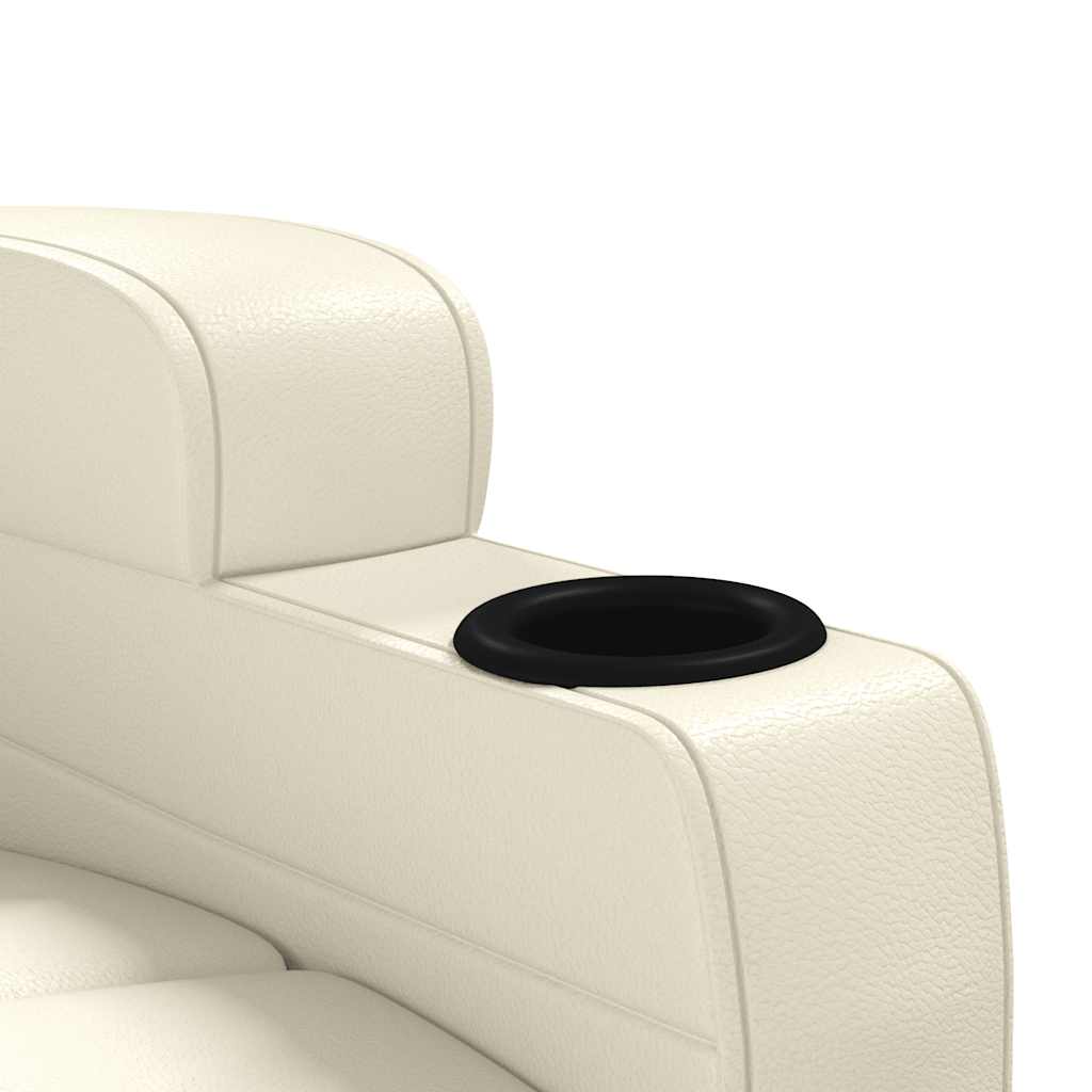 vidaXL Fauteuil verstelbaar kunstleer zwart