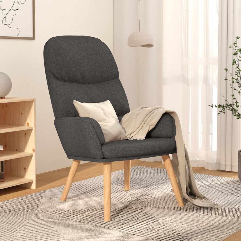 vidaXL Recliner fabric light gray