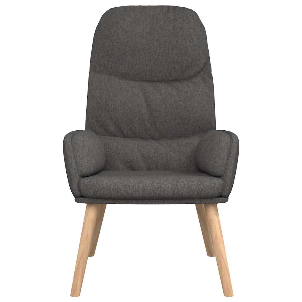 vidaXL Recliner fabric light gray