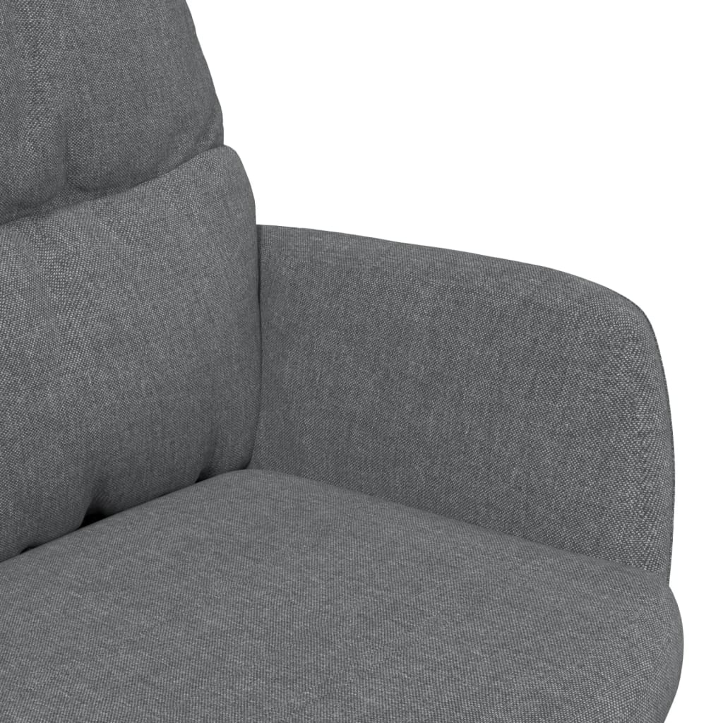 vidaXL Recliner fabric cream